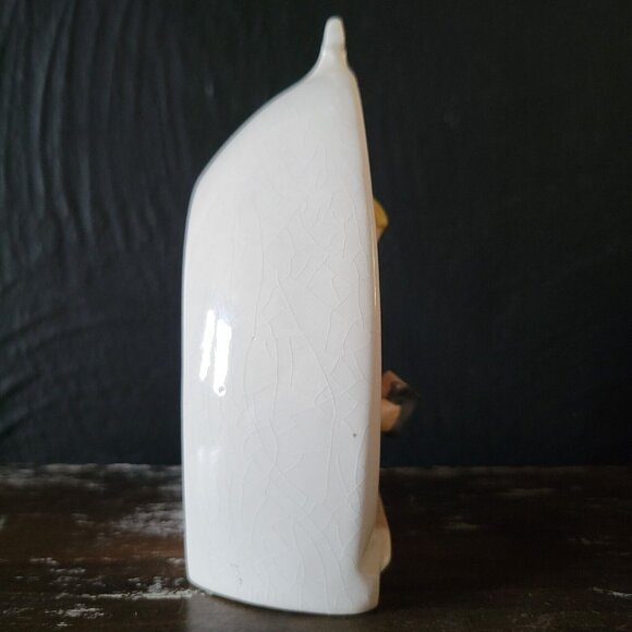 Vintage Girl Praying Figurine Table Top / Wall Decor Nursery Decor Made in Japan - Picture 2 of 5